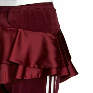 **NWT**ADIDAS ORIGINALS X J KOO Women's Velour TREFOIL RUFFLE Skirted Track Pant